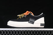 VESSEL x Snowflake Black Platform Low-Top Sneakers