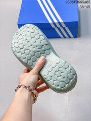 Adidas AdiFOM Stan Smith Mule Shoes, Light Blue IH3361