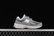 New Balance 2002R Kids Hook-and-Loop Sneakers, Gray
