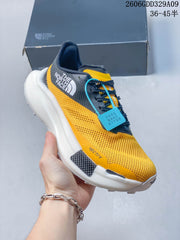 The North Face Hedgehog VECTIV Hiking Shoes, Yellow and Gray