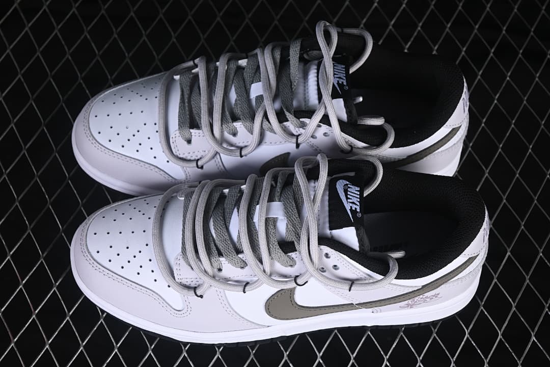 Nike SB Dunk Low Black and Gray Strap Sneakers CW1590-100