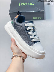 ECCO Biom Fjuel Low-Top Sneakers, Navy and White