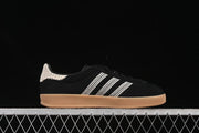 adidas Gazelle Indoor Sneakers Black with Gum Sole JI2755