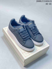 Alexander McQueen 68155ASOWE Navy Platform Sneakers