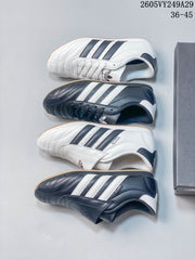 adidas Taekwondo Low-Top Training Shoes, Black and White