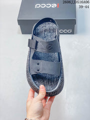 ECCO Men's Gray Adjustable Strap Sandals 06JJD516A06