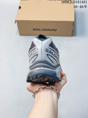 Salomon XT-6 Nocturne Vision Sneakers in Black and Silver