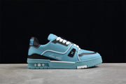 Louis Vuitton LV Trainer Sneakers in Blue and Navy MS 0196W