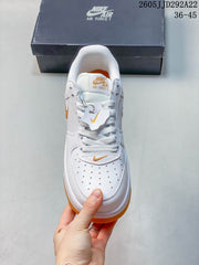Nike Women's Air Force 1 Shadow White and Orange Sneakers CI0919