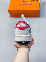 Jordan Air Jordan 1 Low Fragment Travis Scott White Blue