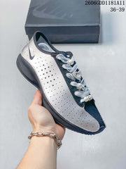 Nike Air Superfly Low-Top Sneakers Silver and Navy IB5824