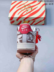 Nike Air Force 1 Low Year of the Horse Sneakers in Gray