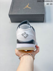 Jordan Air Jordan 5 Retro Low Sneakers White and Gray IO3372