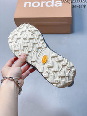 Norda Trail Running Shoes in Yellow and Charcoal