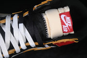 Jordan 1 High OG SP Fragment Union Sneaker in Black, White & Blue