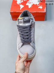 Nike x Devin Booker Blazer Low Sneakers, Grey