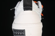 VESSEL x Snowflake Platform Sneakers in White and Black