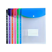 11-Hole Expanding File Pockets – Colorful Binder Accordion Organizer (6 or 12 Pack)
