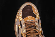 Off-White C/O Virgil Abloh Retro Running Sneakers Brown AJF6