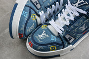 Louis Vuitton Archlight Blue Denim-Style Sneakers