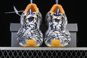 Balenciaga 3XL Extreme Laces Sneakers White Navy Orange