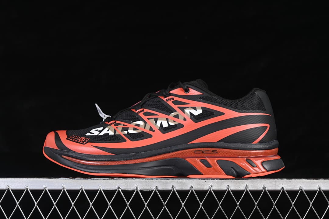 Salomon XT-MM6 Low-Top Sneakers Black Tomato Red