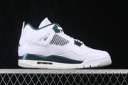 Air Jordan 4 Retro Oxidized Green White Sneakers AQ8138-103