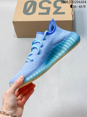 Adidas Yeezy Boost 350 V2 Blue Knit Sneakers TE9454