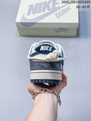 Nike SB Dunk Low White Navy Gray Sneakers YX5066-286