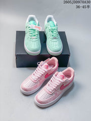 Nike Air Force 1 ’07 Low Sneakers in Pink or Mint