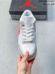 Jordan Air Jordan 3 Retro Pure White Sneakers