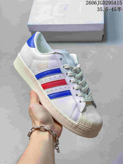 Adidas Superstar Shell-Toe Sneakers in Mixed Colors