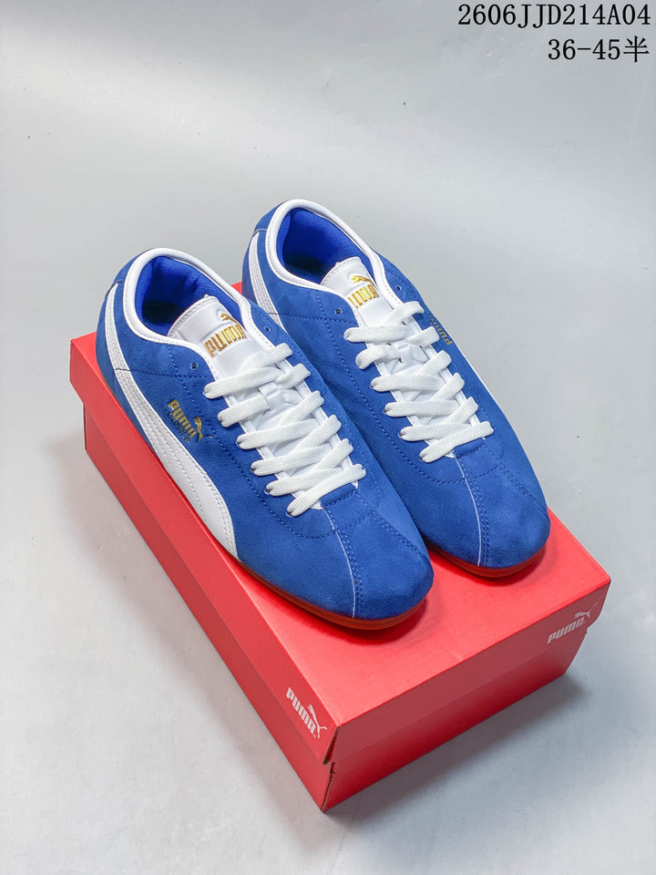 Puma Tackle Retro Low-Profile Sneakers Blue White 404456-02