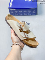 Birkenstock Arizona Two-Strap Sandals, Suede-Style Upper