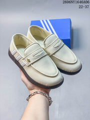 Adidas Handball Spezial Loafers in Cream with Gum Sole KK2786