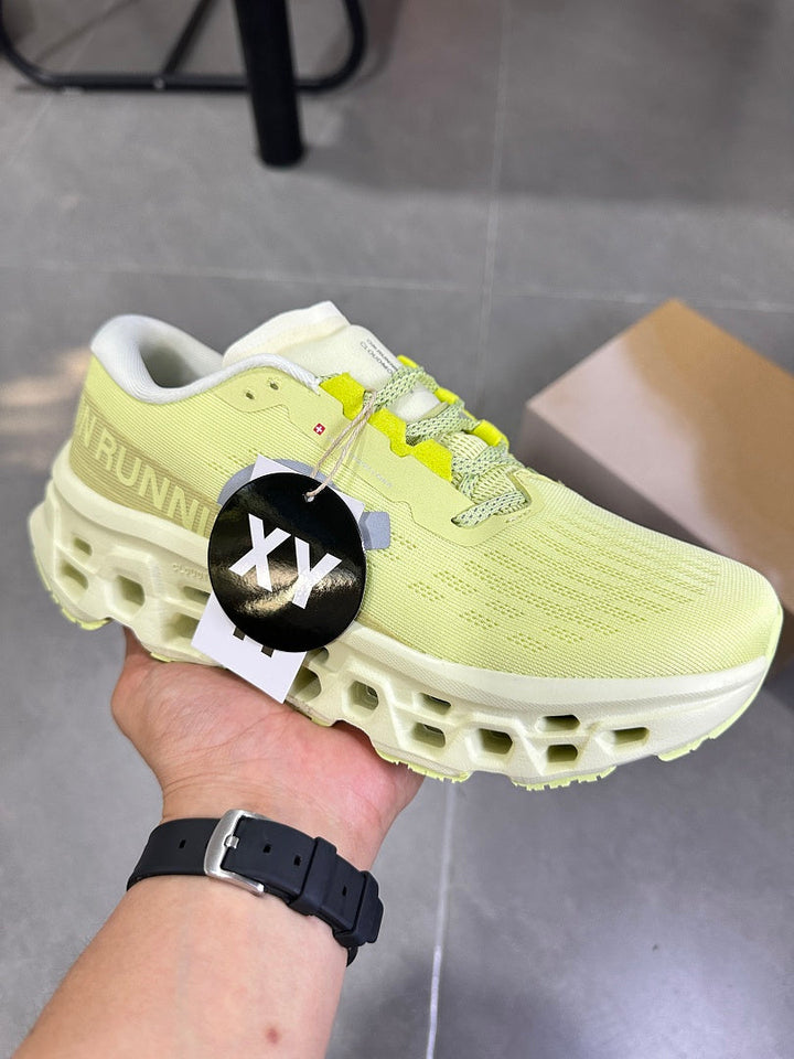 On Running Cloudmonster 2 Sneakers in Pale Yellow