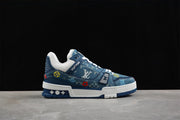 Louis Vuitton Archlight Blue Denim-Style Sneakers