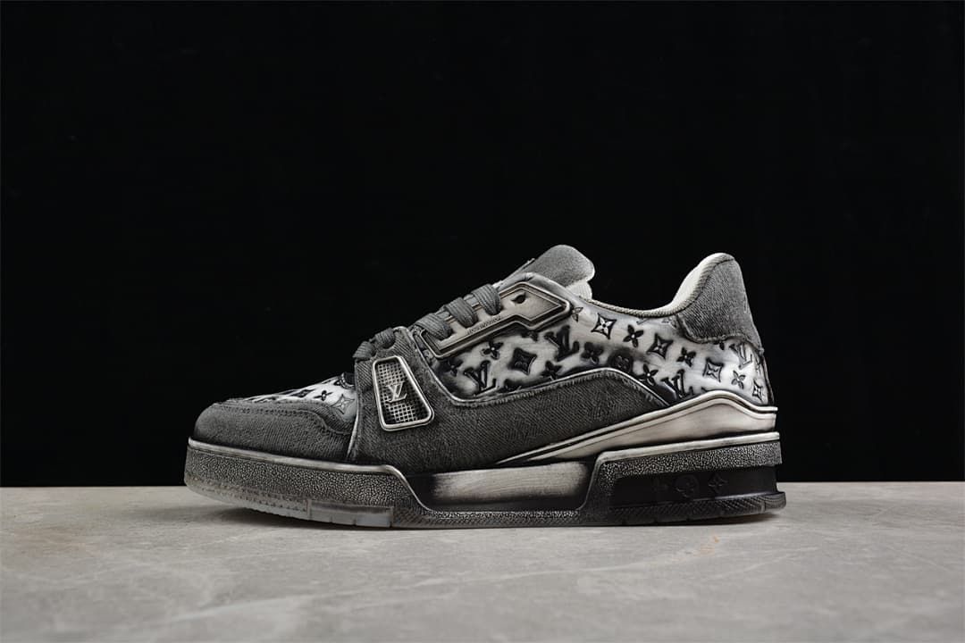 Louis Vuitton LV Trainer Sneaker in Gray Monogram Style