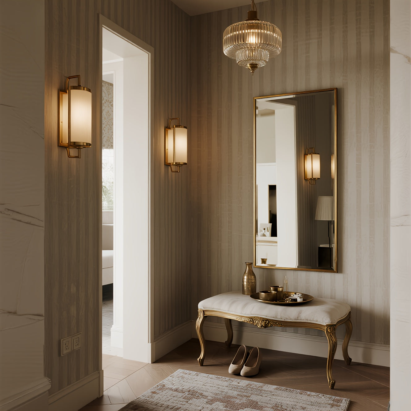 Full Length Mirror, 69x24 Inch\u002F 56x15 Inch Large Floor Length Mirror, Long Free Standing Mirror with Stands, Wall Mounted Bathroom Mirror Leaning Against Wall, Vertically Horizontally Home Decor for Bedroom, Living Room, Hallway, Entryway