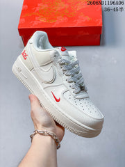Nike Air Force 1 Low Year of the Horse White Sneakers CS5288-726