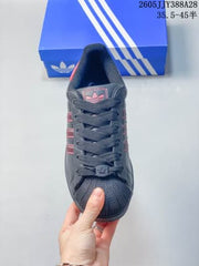 adidas Originals Superstar 2 Sneakers in Black and Red