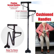 Electronics & Gadgets Aluminum alloy with Led light non-slip foldable walking stick