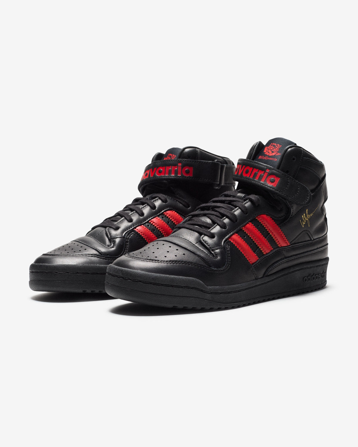 ADIDAS X WILLY CHAVARRIA FORUM 84 HI - CBLACK/ RED