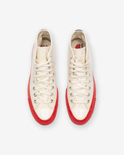CONVERSE X CDG RED SOLE CHUCK 70 HIGH