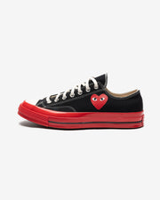 CONVERSE X CDG RED SOLE CHUCK 70 LOW