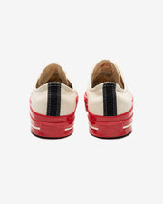 CONVERSE X CDG RED SOLE CHUCK 70 LOW
