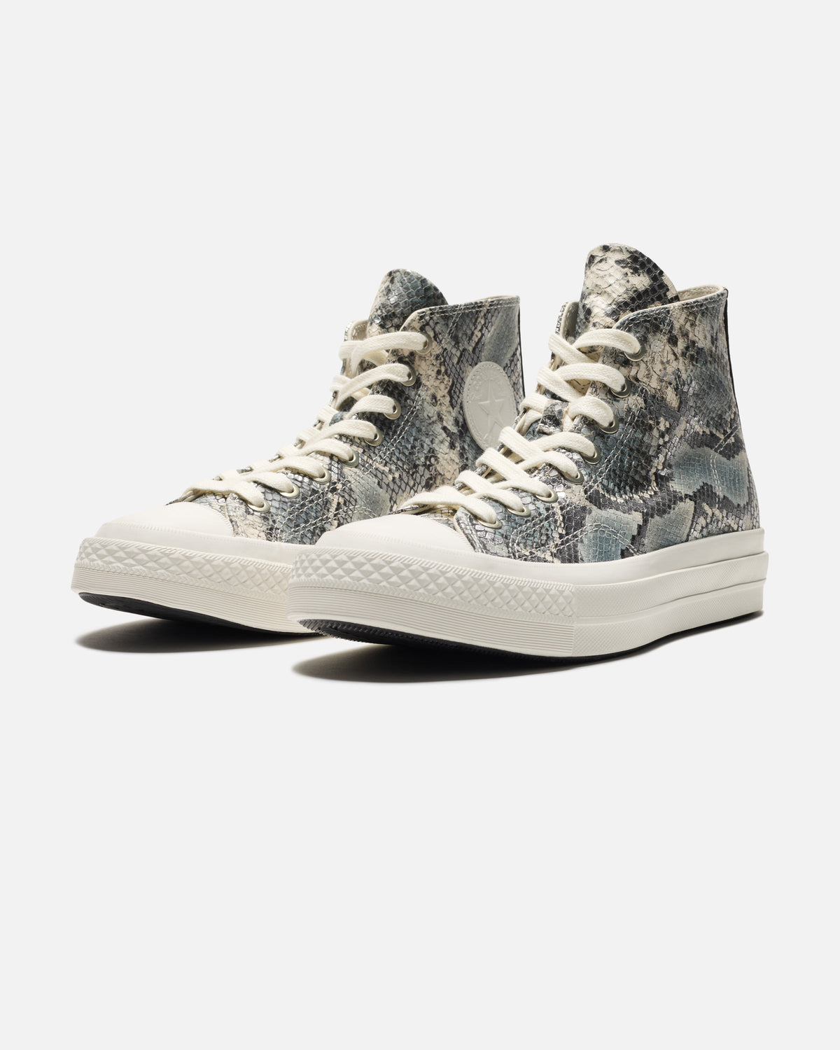 CONVERSE CTAS FS HI - SILVER/SNOW WHITE/ BLACK