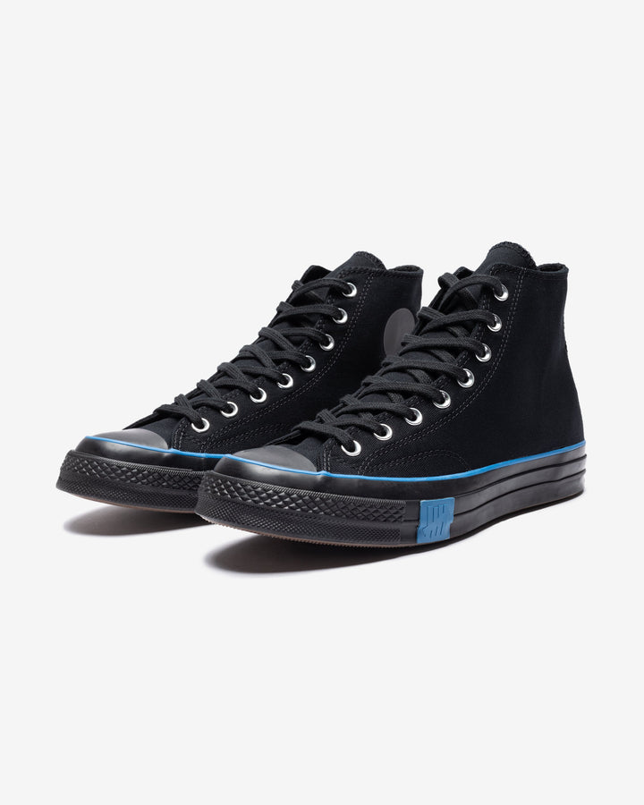 CONVERSE X UNDEFEATED CHUCK 70 HI - BLACK/ IMPERIALBLUE