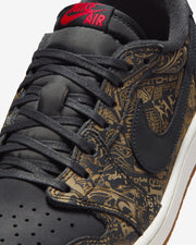 JORDAN AJ 1 LOW OG 'LASER' - BLACK/ VARSITY RED