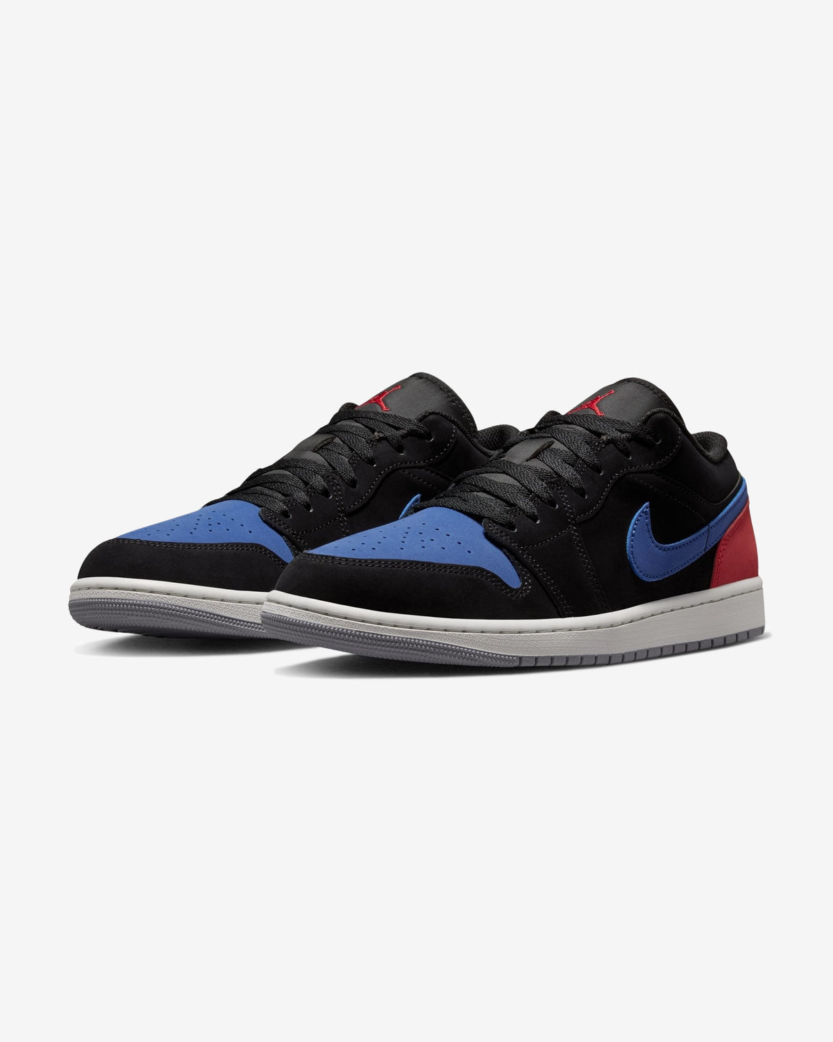 JORDAN AJ 1 LOW - BLACK/ SUMMIT WHITE/ TRUE BLUE